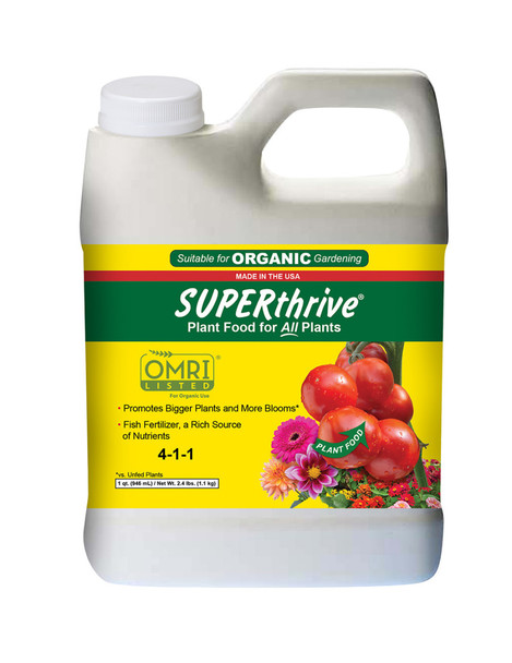 Superthrive Plant Food 4-1-1 Organic - 32 oz