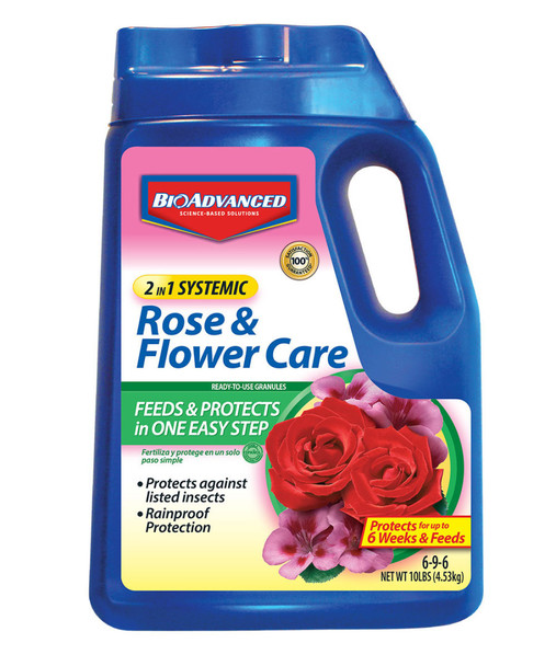 BioAdvanced 2-in-1 Rose & Flower Care Granules 6-9-6 - 10 lb - n/a