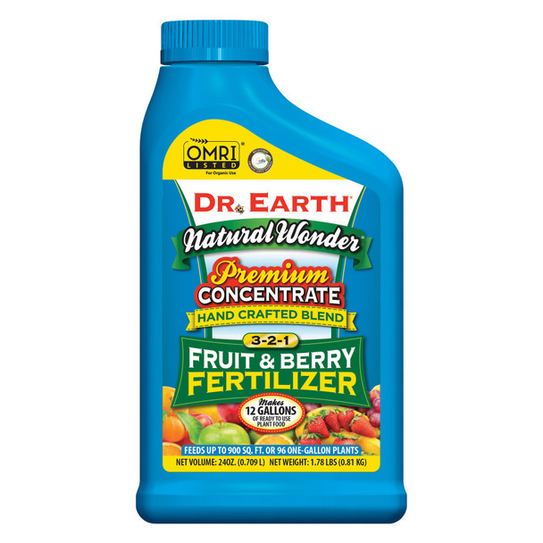 Dr. Earth Natural Wonder Fruit & Berry Fertilizer Concentrate 3-2-1 - 24 oz