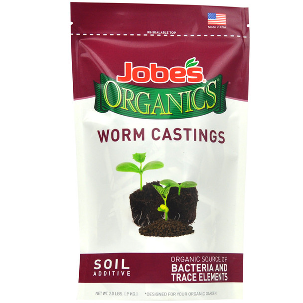 Jobe's Organics Worm Castings Soil Additive - 2 lb