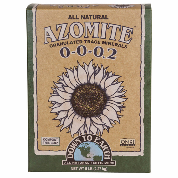 Down To Earth Azomite Granulated Natural 0-0-0.2 - 5 lb