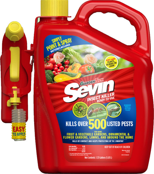 Sevin Bug Killer Ready To Use Battery Powered Sprayer 1.33 gal