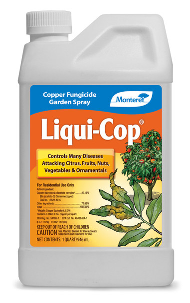 Monterey Liqui-Cop Copper Fungicide Concentrate - 32 oz