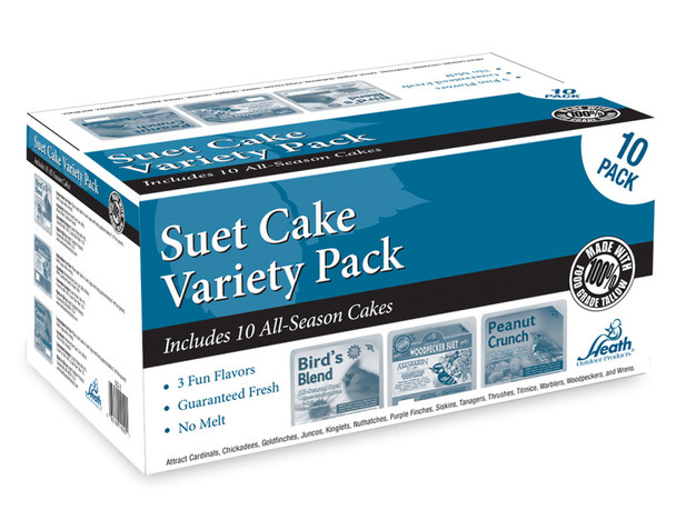 Heath Outdoor Products Suet Cake Variety Pack 10pk