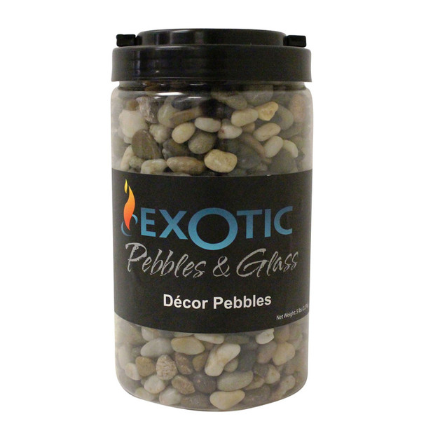 Exotic Pebbles Polished Jar Gravel - 5 lb