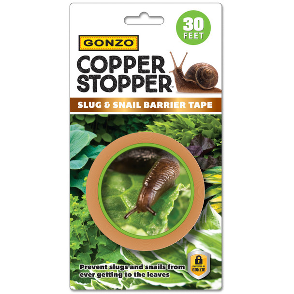 Gonzo Copper Stopper Slug Snail Copper Tape - 30 ft