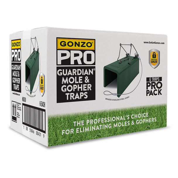 Gonzo Pro Guardian Gopher Trap - 6 pk