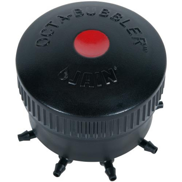 Jain Irrigation Octa-Bubbler 6 GPH Per Outlet - Black Medium Flow Bubbler