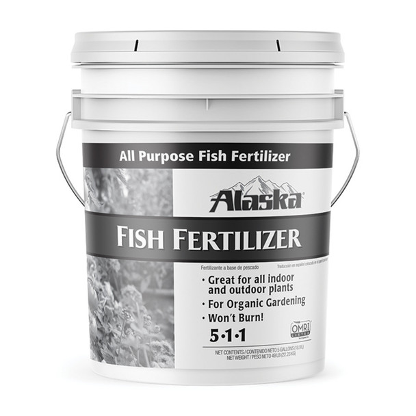 Alaska Fish Emulsion Fertilizer All Purpose 5-1-1 - 5 gal