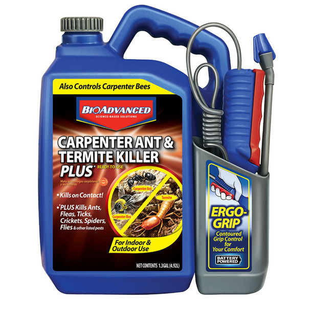 BioAdvanced Carpenter Ant & Termite Killer Concentrate - Ready-to-Use With Ergo Grip Sp