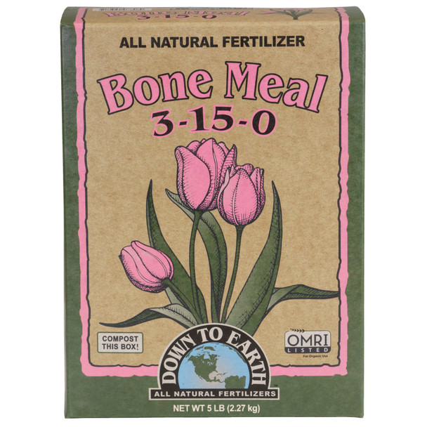 Down To Earth Bone Meal Natural Fertilizer 3-15-0 - 5 lb