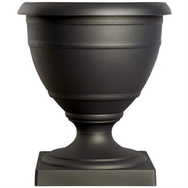 HC Companies Olympia Urn Black Onyx - 16in Urn / 16in Diam x 18in H