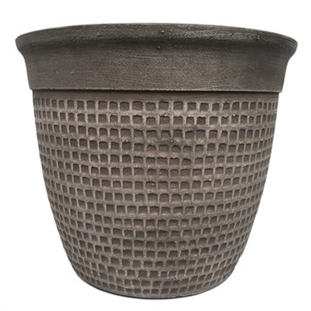 Algreen Products Mosaic Planter Brown - 16in x 14in