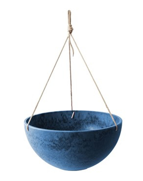 Algreen Products Acerra Hanging Basket Blue Marble - 14in