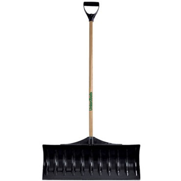 Ames Union Tools Snow Pusher Snow Shovel 30in Wide Large Capacity Blade - 30in W x 4.5in L x 58in H