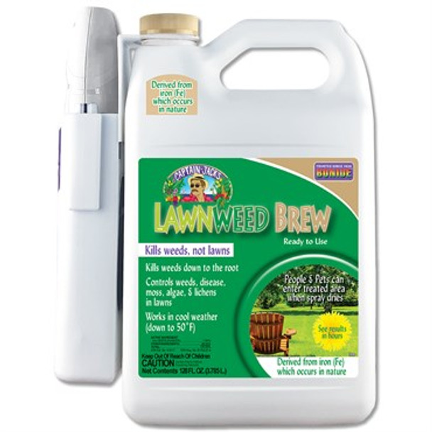 Bonide Captain Jack's Lawnweed Brew 128oz RTU Wand