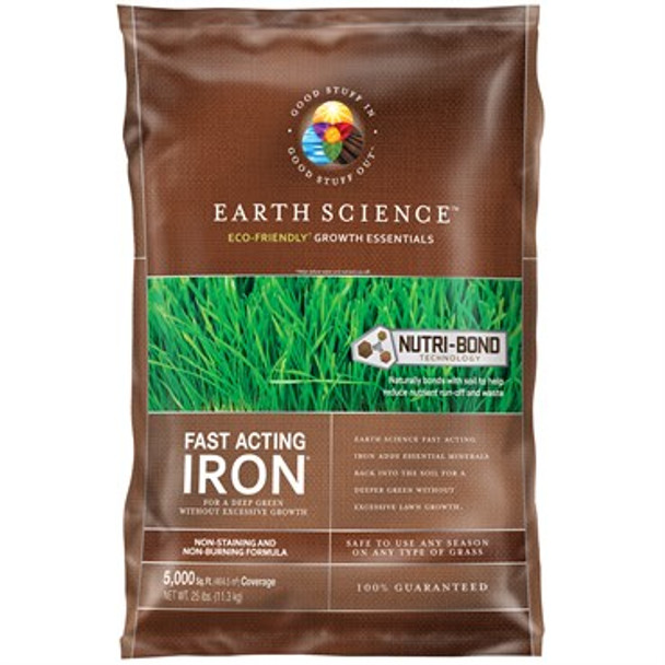 Earth Science Fast Acting Iron 2.5lbs - 500 sq ft