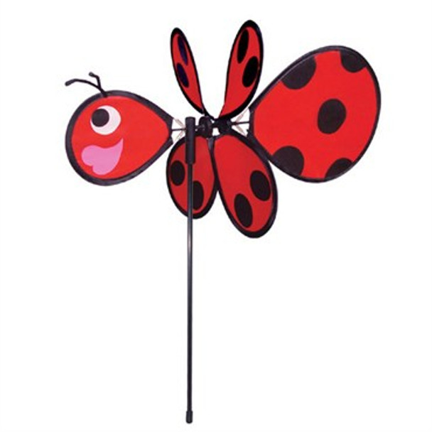 Gardener Select Ladybug Pinwheel 11in W x 16in H