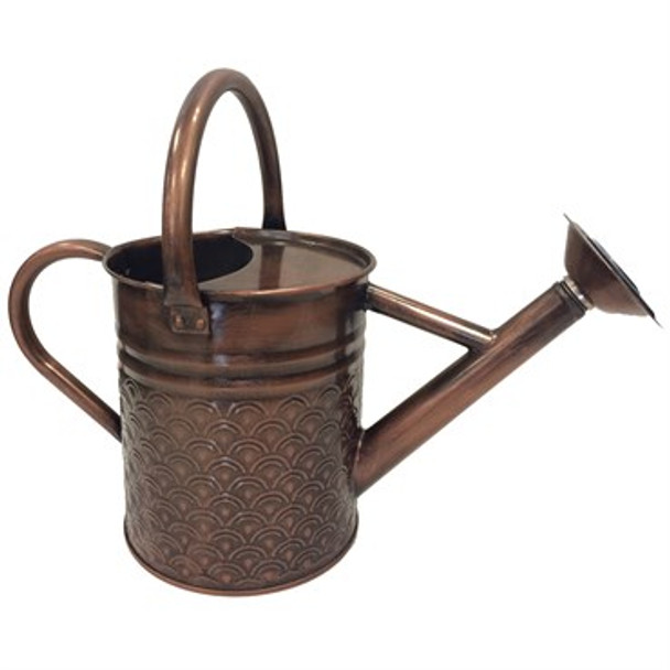 Gardener Select Embossed Watering Can Copper - 4L (1.06gal) Capacity