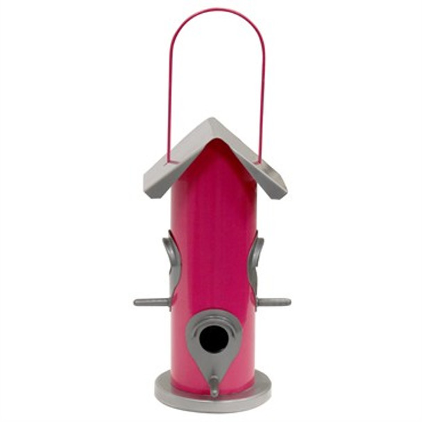 Heath Cotton Candy Bird Feeder Pink - Holds 1lbs of seed