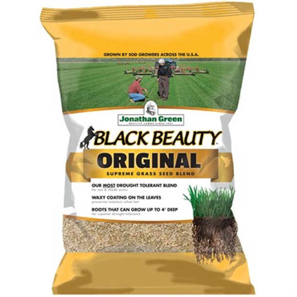 Jonathan Green Black Beauty Original Grass Seed 50lb Bag - Covers up to 15,000sq ft