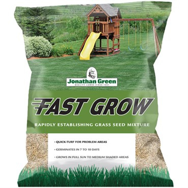 Jonathan Green Fast Grow Grass Seed Mixture 3lb Bag - Covers up to 1,500sq ft