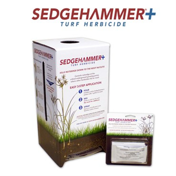 Monterey Sedgehammer+ Turf Herbicide 0.5oz Pack - Makes 1gal of Spray - Counter Display Box