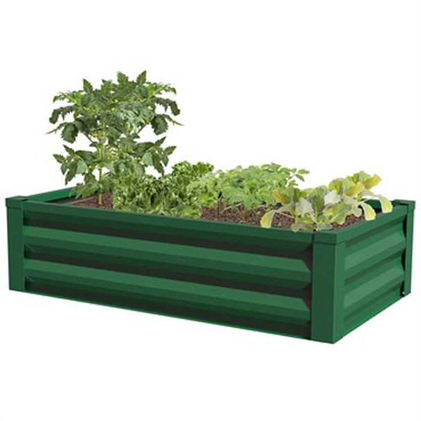 Panacea Raised Garden Planter Green - 47in x 26in x 12in