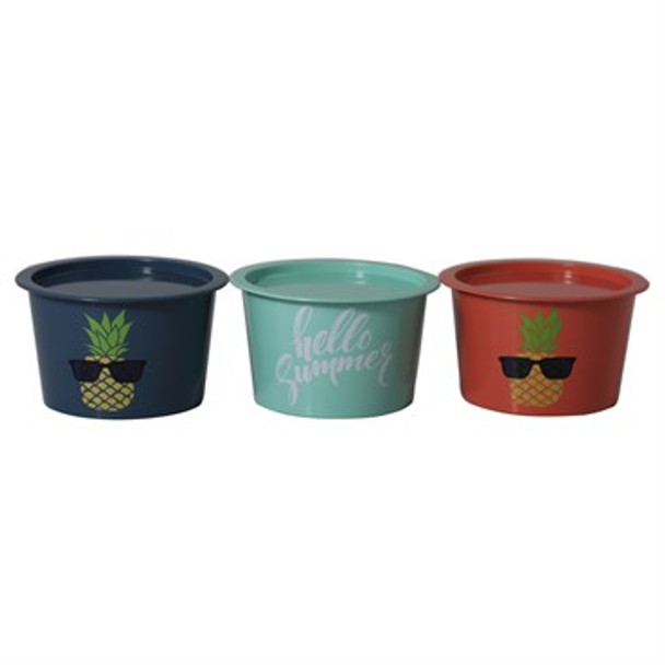 Patio Essentials Citronella & Lemongrass Metal Tin Candle Assorted Colors