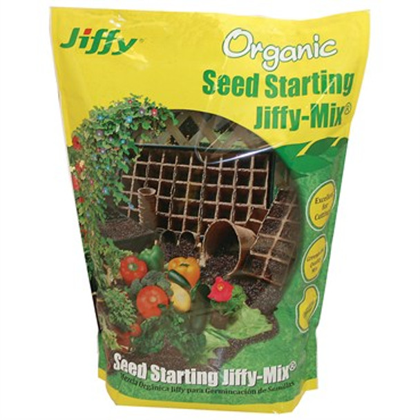 Jiffy Organic Seed Starting Mix 16qt