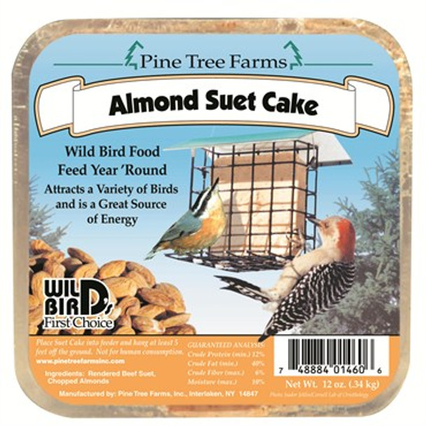 Pine Tree Farms Almond Suet Cake 12oz