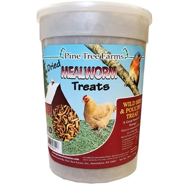 Pine Tree 20oz DriedMealworm Treats