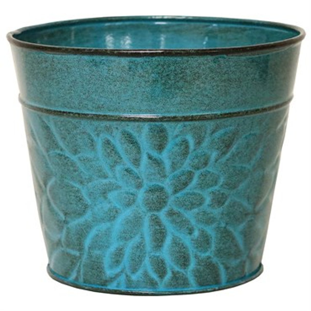 Robert Allen Home & Garden Laurel Planter Lagoon - 8in