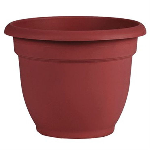 Bloem Ariana With Water Grid Planter Burnt Red - 8in