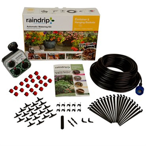 Raindrip Automatic Container & Hanging Basket Kit