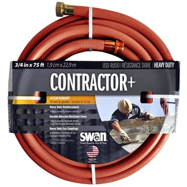 Swan Contractor + Hose 3/4in Diam x 75ft L