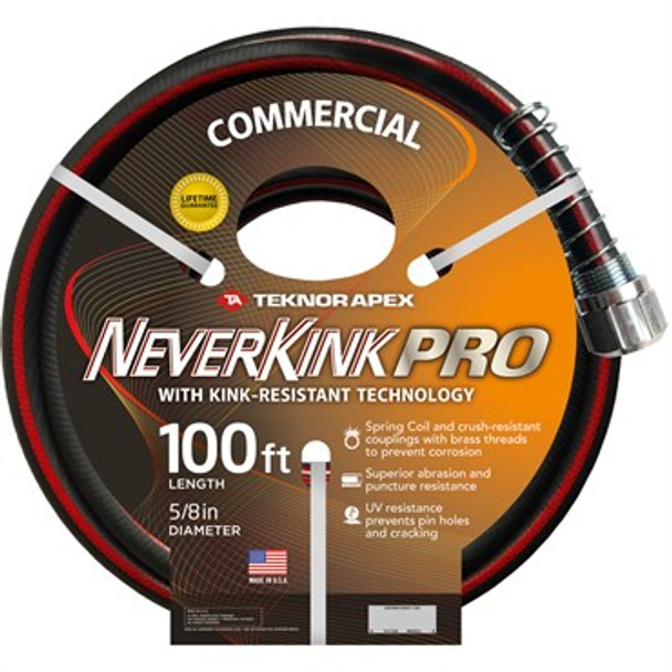 Teknor Apex Neverkink Pro Commercial Hose Duty 5/8in D x 100ft L