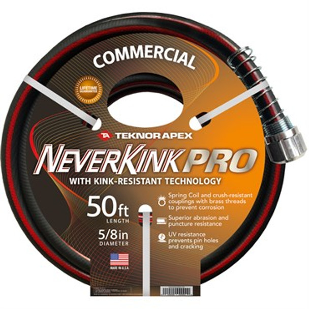 Teknor Apex Neverkink Pro Commercial Hose Duty 5/8in D x 50ft L