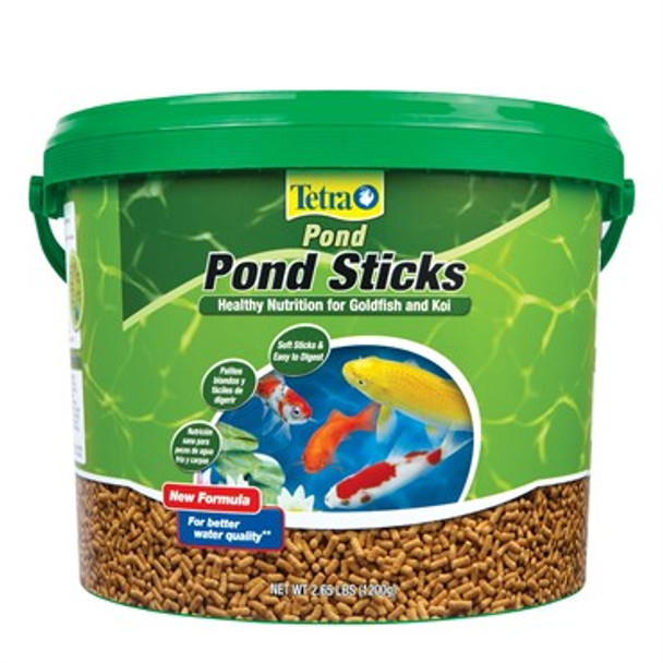 TetraPond Pond Sticks Fish Food 2.65lb Tub