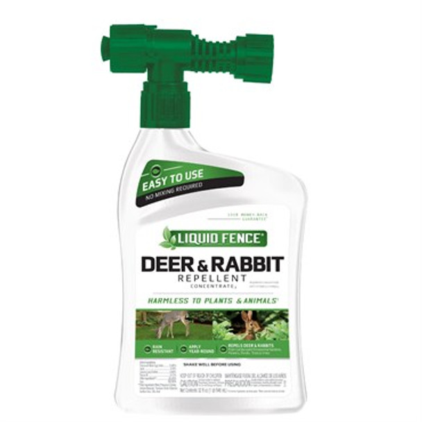 Liquid Fence Deer & Rabbit Repellent 32oz Ready to Spray