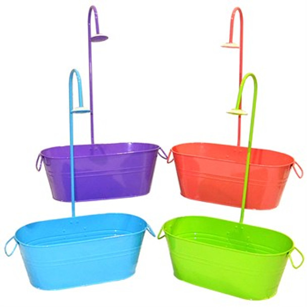 Very Cool Stuff Flower Shower Key West Assortment: Coral, Turquoise, Lime & Lilac - 17in Oval