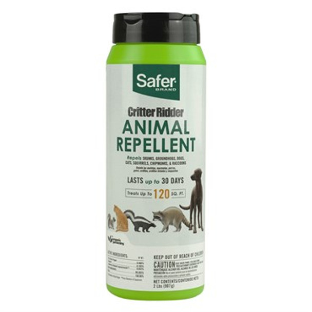 Safer Brand Critter Ridder Animal Repellent 2lb Granules - Covers up to 120sq ft