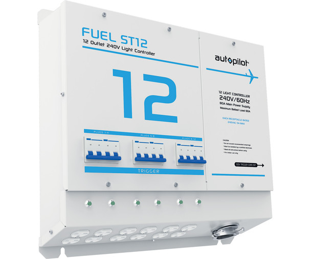 FUEL ST12 Light Controller, 12 Outlet, 240V, with Single Trigger