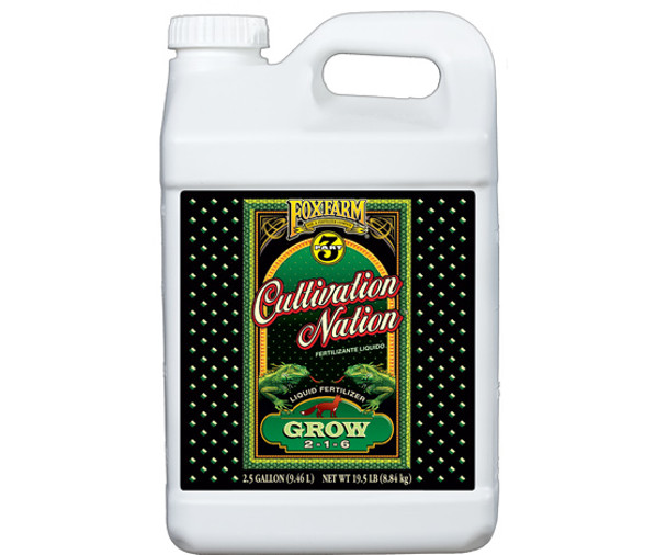 FoxFarm Cultivation Nation&trade; Grow, 2.5 gal