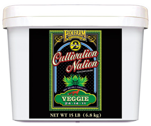 FoxFarm Cultivation Nation&trade; Veggie, 15 lb