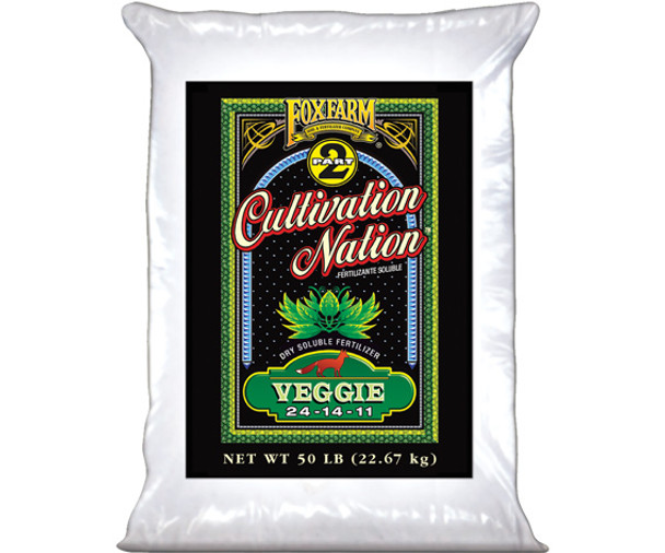 FoxFarm Cultivation Nation&trade; Veggie, 50 lb