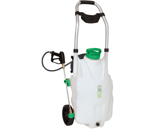 FlowZone Monsoon 9 Gallon, High Pressure Wheeler Sprayer