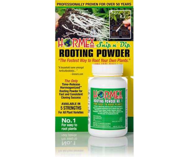 Hormex Rooting Powder 1, 0.75 oz, Carded Bottle