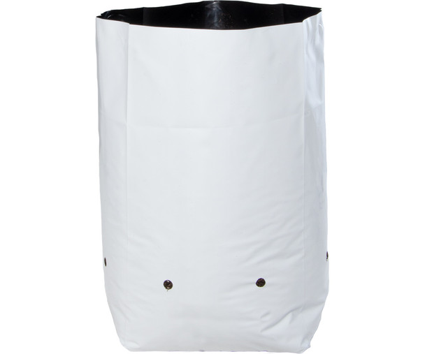 Hydrofarm Black & White Grow Bag, 3 gal (20 packs of 25)