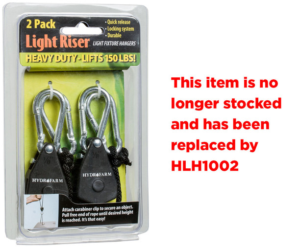 Hydrofarm Heavy Duty Light Riser, pack of 2